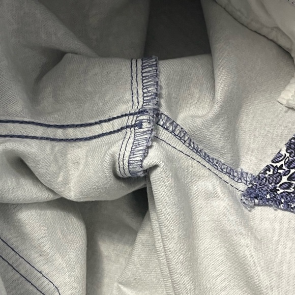 TORY BURCH Super Skinny Jeans with Purple Floral Pattern Womens size 28 denim - Picture 9 of 16